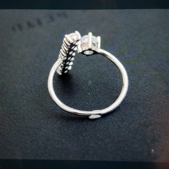 CZ Trendy Plated ring - Picture 2 of 6